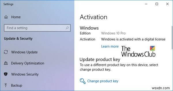 Windows11/10でWindowsキーが正規品か正規品かを確認する方法 