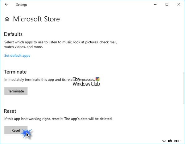 Windows11/10でMicrosoftStoreを修復またはリセットする方法、またはWindowsStoreのキャッシュをクリアする方法 
