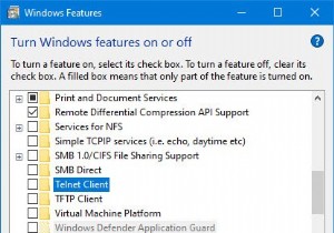Windows 11/10でコントロールパネルまたはコマンドプロンプトを使ってTelnetを有効にする方法