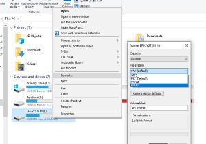 ドライブをexFATでフォーマットしてWindowsとMacの両方で使えるようにする方法