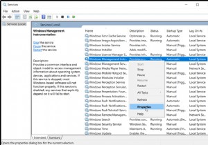 WindowsManagementInstrumentationエラー1083を修正しました 