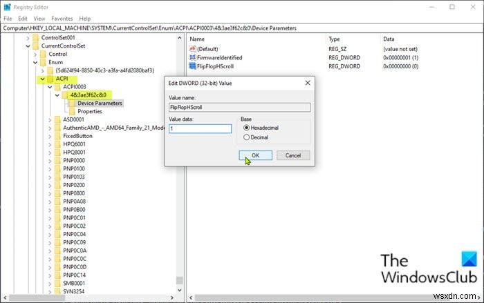 Windows11/10のデュアルブートセットアップでMacトラックパッドのスクロール方向を変更する方法 