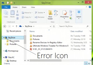 【Windows】エクスプローラーのOneDriveに黄色い感嘆符アイコンが表示されるエラーの解決方法