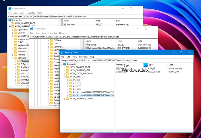 Windows11/10でレジストリの複数のインスタンスを開く方法 