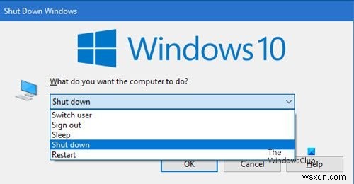 Windows11/10コンピューターをシャットダウンまたはロックするためのキーボードショートカット 