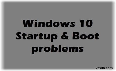 Windowsの起動と起動の問題–高度なトラブルシューティング 