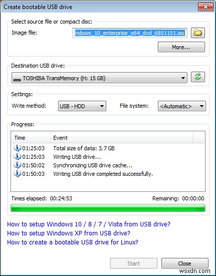 WindowsでCMDまたは無料ソフトウェアを使用して起動可能なUSBドライブを作成する方法 