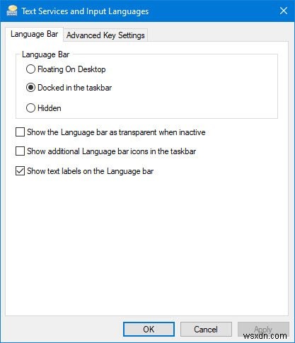 復元：Windows11/10に言語バーがありません 
