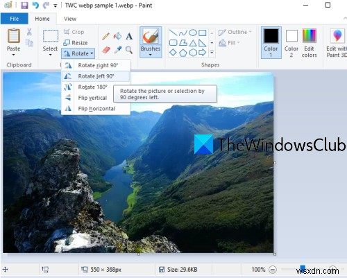 Windows10コンピューターで画像を回転させる方法 