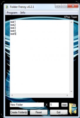 Windows11/10で異なる名前の複数のフォルダを一度に作成する方法 