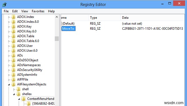 エクスプローラーに移動またはコピー先を追加Windows11/10のコンテキストメニューを右クリック 