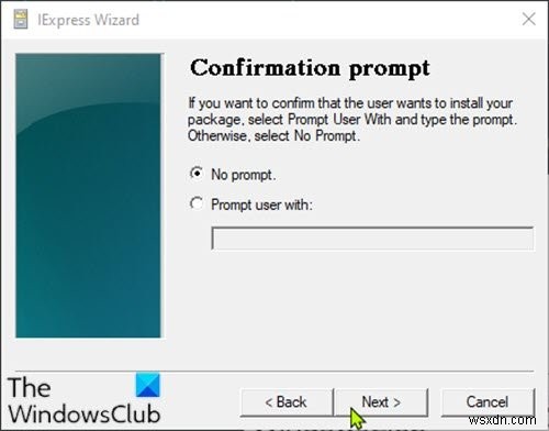 Windows 10でIExpressを使用してPowerShellスクリプト（PS1）ファイルをEXEに変換する方法 