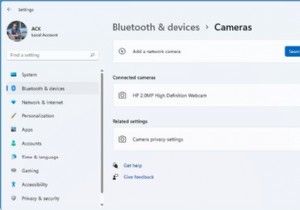 Windows 11/10でデフォルトのWebカメラを変更する方法【内蔵カメラから外部カメラへの切り替え】