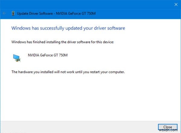 Windows11/10でグラフィックスドライバーを更新する方法 