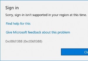 Windows 11/10のGrooveミュージックアプリでエラー0xc00d1388が出たときの対処法