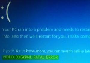 Windows11/10のVIDEO_DXGKRNL_FATAL_ERRORを修正 