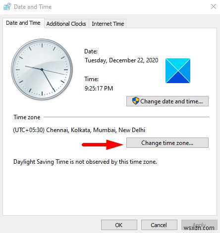 Windows11/10の夏時間の調整を有効または無効にします 