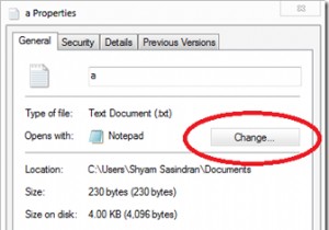 Windows11/10でデフォルトのプログラム拡張子を変更できません 