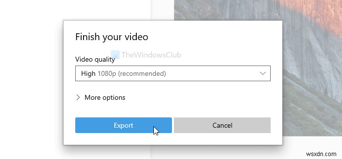 Windows11/10で写真アプリを使用して画像からビデオを作成する方法 