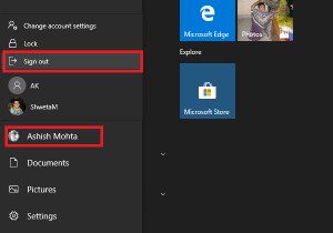 コンピューターからログオフする方法またはWindows11/10からサインアウトする方法 