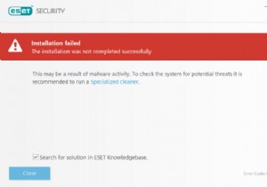 ESETのインストールに失敗・正常に完了しないときの対処法【ESET Installation Fixer】