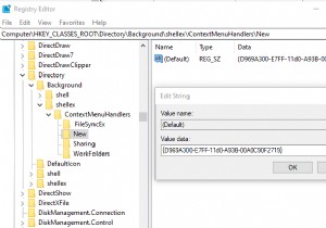 [新しいフォルダが機能しない]を右クリックします。代わりにWindows11/10でショートカットを作成します 