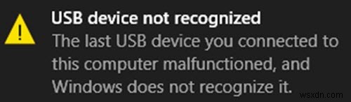 USB-Cが機能しない、充電されていない、またはWindows10で認識されていない 