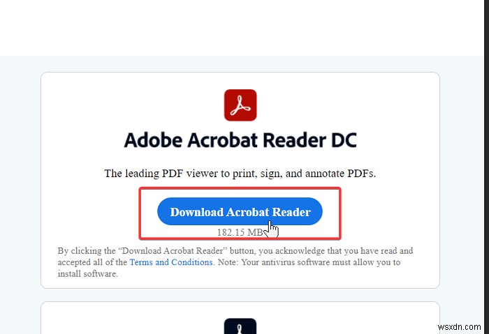 PDFを開いたり、読んだり、保存したりするときのAdobeReaderエラー109を修正 