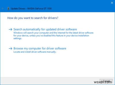 Windowsで、デバイスのドライバーソフトウェアのインストールで問題が発生しました 