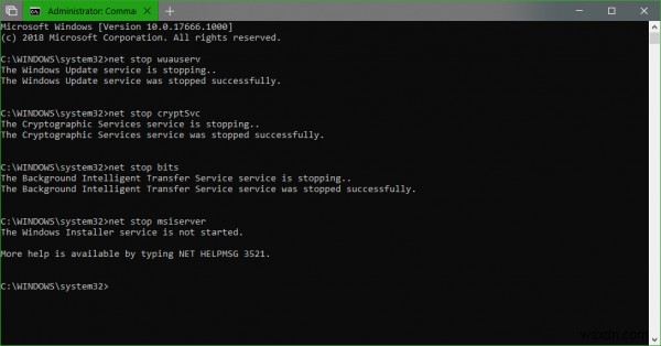 WindowsUpdateエラー80244019を修正する方法 