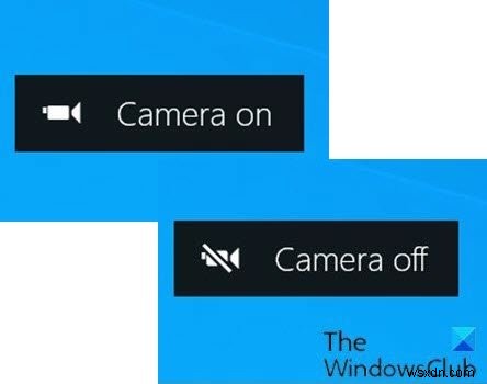 Windows10でカメラのオン/オフオンスクリーンディスプレイ通知を有効または無効にする方法 
