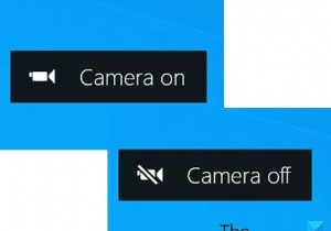 Windows 10でカメラのオン/オフ画面表示（OSD）通知を有効または無効にする方法