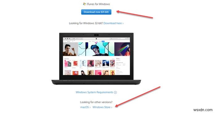 iTunes.exeが見つからず、Windows10で見つかりません 