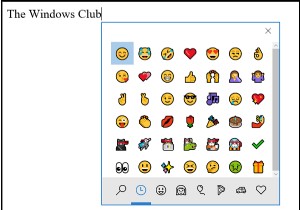 Windows 11/10で絵文字パネルを使用、無効化、有効化する方法 