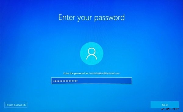 Windows11/10のログイン画面から忘れたMicrosoftアカウントのパスワードをリセットする 