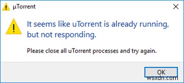 Windows11/10でuTorrentが応答しない問題を修正する方法 