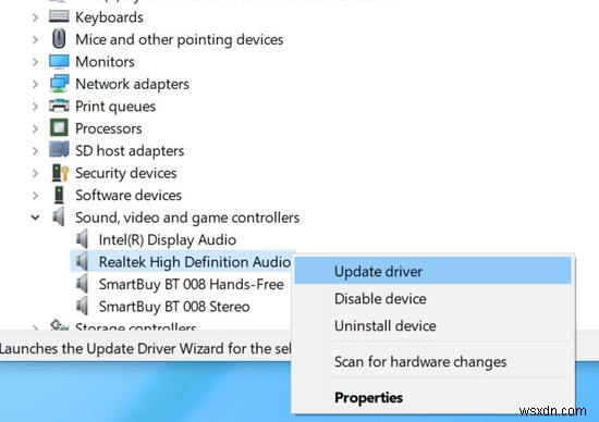 ハイデフィニションオーディオデバイスには、Windows10でドライバーの問題があります 