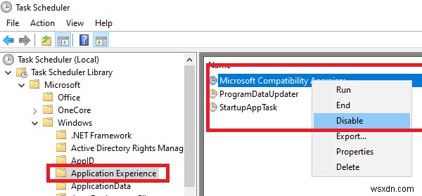 Windows 11/10でディスクとCPUの使用率が高い場合は、Microsoft互換性テレメトリ（CompatTelRunner.exe）を無効にします 