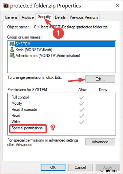 Windows 10での圧縮（Zip）フォルダーエラー–ファイルが見つからないか読み取り権限がありません 
