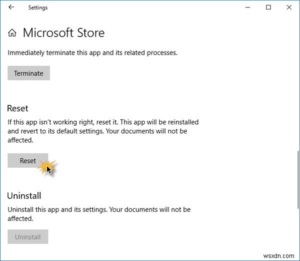 Windows10でのMicrosoftStoreエラー0x8004e108を修正 