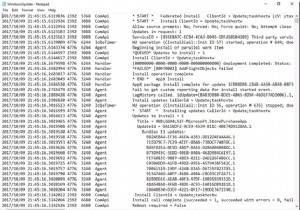 Windows111/10を新しいバージョンにアップグレードしたときに作成されたログファイル 