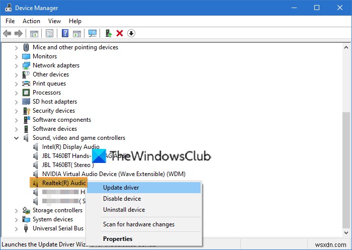 Windows 11/10でハイCPUを使用したHDAudioバックグラウンドプロセス（RAVBg64.exe） 