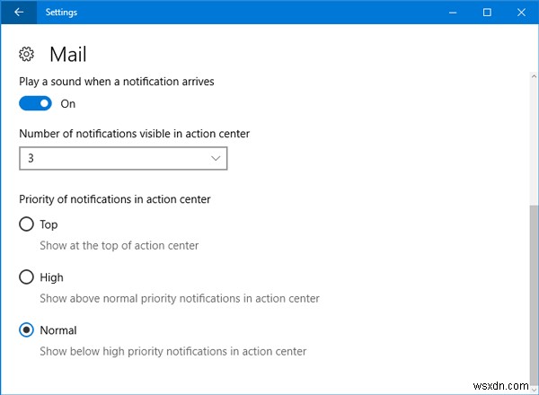 Windows11/10のアクションセンターで通知の優先度を設定する方法 