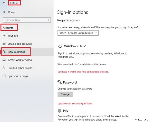 Windows10で画像パスワードを設定する方法 
