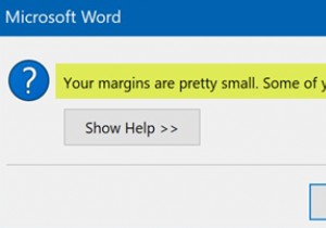 あなたのマージンはかなり小さいです–Windows11/10での印刷エラー 