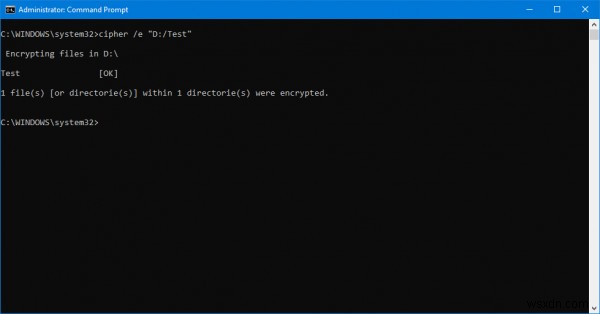 Windows11/10でEFS暗号化を使用してファイルを暗号化する方法 