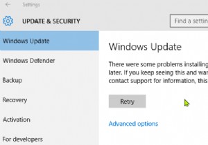 Windows10でのWindowsUpdateエラー0x800706d9を修正します 