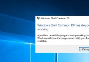 「Windowsシェル共通DLLが動作を停止しました」エラーの原因と7つの対処法