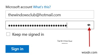 Windows11/10でパスワード表示ボタンを有効または無効にする方法 