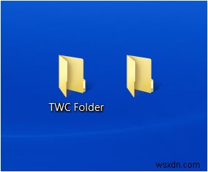 Windows11/10で空白のフォルダ名を作成する方法 